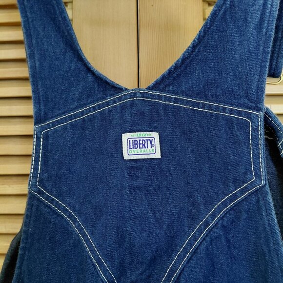 Like New Liberty Blue Stonewashed Denim Bib Overalls Men's Size 36 - Picture 5 of 9